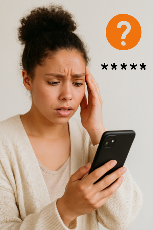 Image de la page Mot de passe oublié